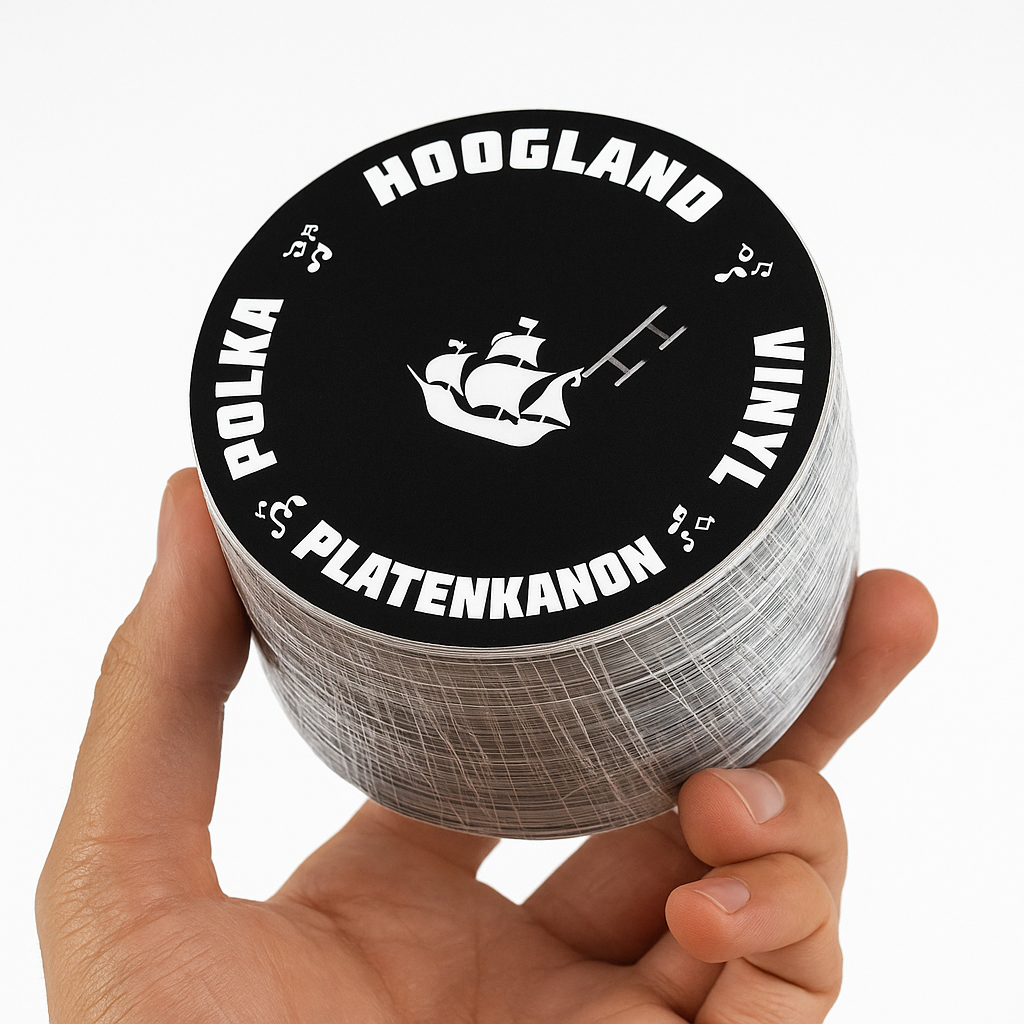 25x Donderse Platenkanon Sticker